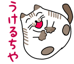 Daily conversation of Fat cat Hassaku sticker #11235611
