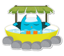 Cute Owl Fukuro sticker #11235624