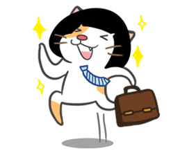 Good Cat Ver.3 Salaryman sticker #11236393