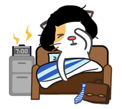 Good Cat Ver.3 Salaryman sticker #11236402