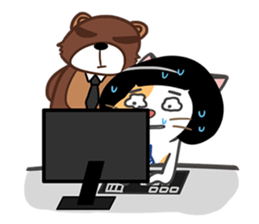 Good Cat Ver.3 Salaryman sticker #11236420