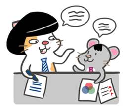 Good Cat Ver.3 Salaryman sticker #11236423