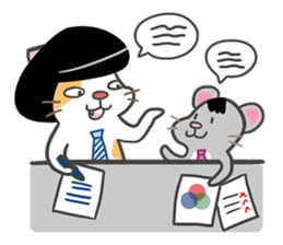 Good Cat Ver.3 Salaryman sticker #11236423