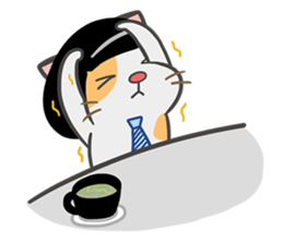 Good Cat Ver.3 Salaryman sticker #11236425
