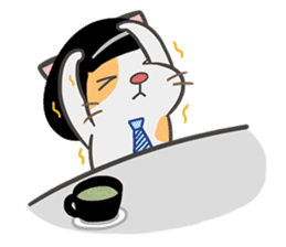 Good Cat Ver.3 Salaryman sticker #11236425