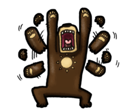 The Sun bear(No Lines) sticker #11236596