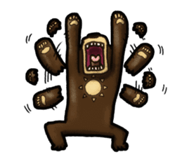 The Sun bear(No Lines) sticker #11236596