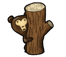 The Sun bear(No Lines) sticker #11236598