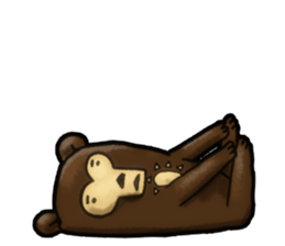 The Sun bear(No Lines) sticker #11236600