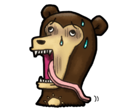 The Sun bear(No Lines) sticker #11236601