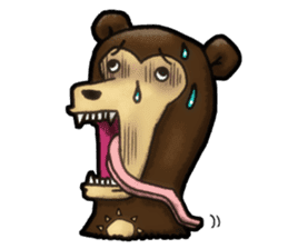 The Sun bear(No Lines) sticker #11236601