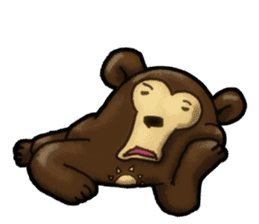 The Sun bear(No Lines) sticker #11236603