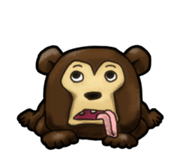 The Sun bear(No Lines) sticker #11236604