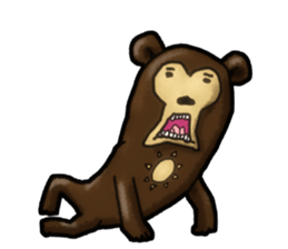 The Sun bear(No Lines) sticker #11236605