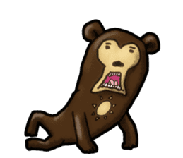 The Sun bear(No Lines) sticker #11236605