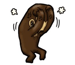 The Sun bear(No Lines) sticker #11236609