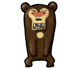 The Sun bear(No Lines) sticker #11236610