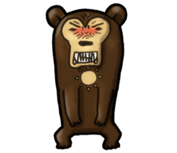 The Sun bear(No Lines) sticker #11236610