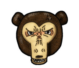 The Sun bear(No Lines) sticker #11236611