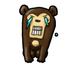 The Sun bear(No Lines) sticker #11236612