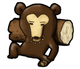 The Sun bear(No Lines) sticker #11236614