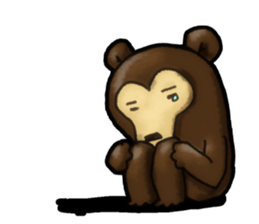 The Sun bear(No Lines) sticker #11236615