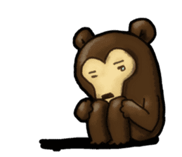 The Sun bear(No Lines) sticker #11236615