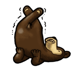 The Sun bear(No Lines) sticker #11236618