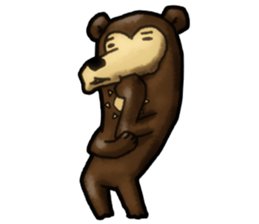 The Sun bear(No Lines) sticker #11236619