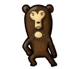 The Sun bear(No Lines) sticker #11236621