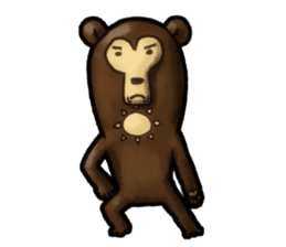 The Sun bear(No Lines) sticker #11236621