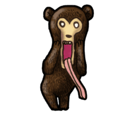 The Sun bear(No Lines) sticker #11236622