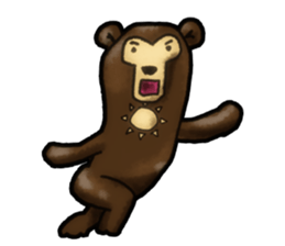 The Sun bear(No Lines) sticker #11236624