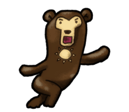 The Sun bear(No Lines) sticker #11236624