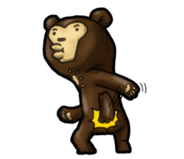 The Sun bear(No Lines) sticker #11236625