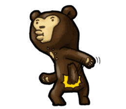 The Sun bear(No Lines) sticker #11236625