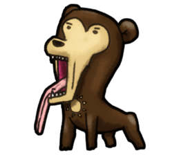 The Sun bear(No Lines) sticker #11236626