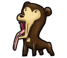 The Sun bear(No Lines) sticker #11236626