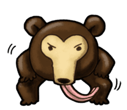 The Sun bear(No Lines) sticker #11236627