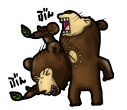 The Sun bear(No Lines) sticker #11236628