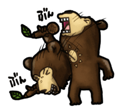 The Sun bear(No Lines) sticker #11236628