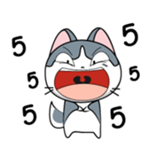 Est the funny cat sticker #11237284