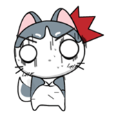 Est the funny cat sticker #11237285