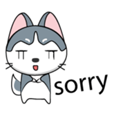 Est the funny cat sticker #11237302