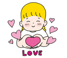 Girl's little trivial life sticker #11237589