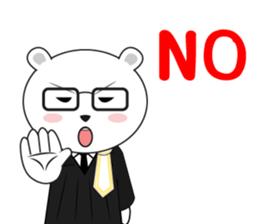 Bearie the Lawyer sticker #11237713