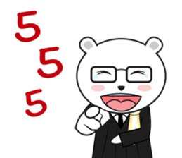 Bearie the Lawyer sticker #11237730