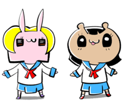 Sticker of KUMAKO and USAE sticker #11237998