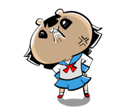 Sticker of KUMAKO and USAE sticker #11238000