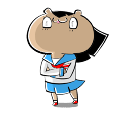 Sticker of KUMAKO and USAE sticker #11238001